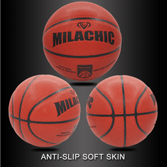 MILACHIC Orange Outdoor Basketball for Kids, Youth, Men