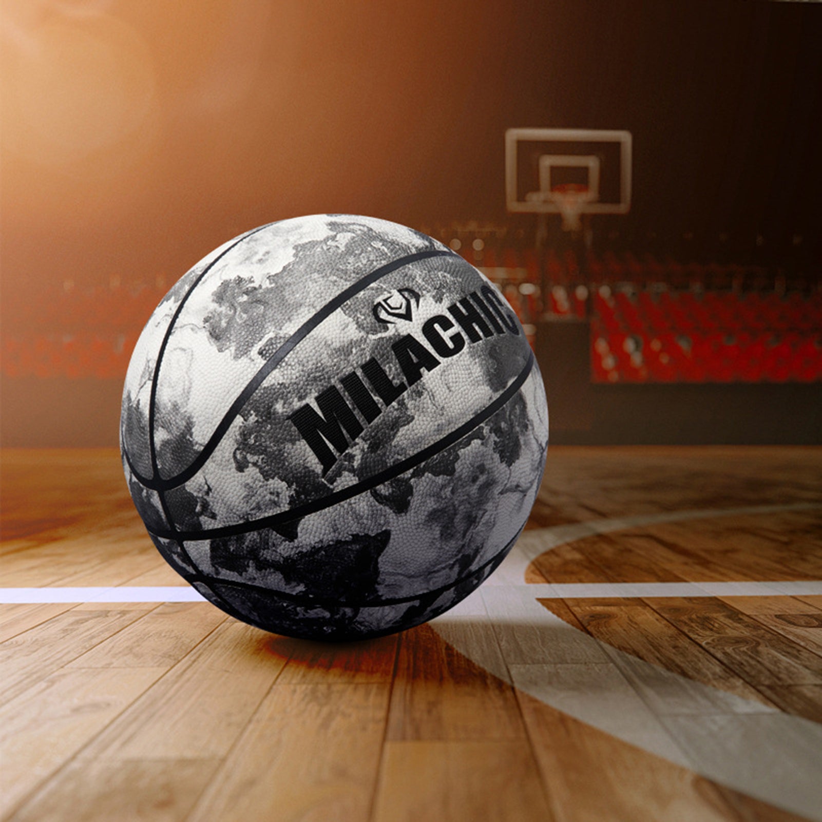 Milachic Holographic Basketball Glow in the Dark