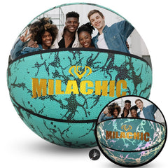 Basketball with Customized Pictures-Perfect for Gifts and Personal Collections Milachic®