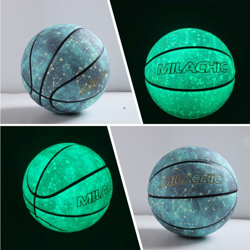 Milachic® Glow in the Dark Basketball - Perfect for NCAA Men's Games