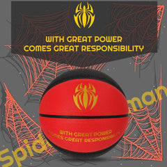 Holographic Reflective Glowing Basketball Spider Web Red Size 7/29.5" with Pump for Men Women