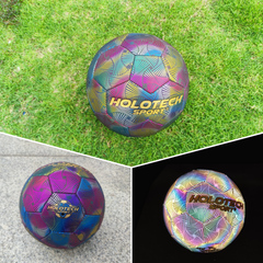 Holographic Reflective Soccer Ball - Light Up in Camera Flash