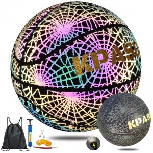 Perfect for Indoor and Outdoor Night Games Milachic® Basketball, Great as a Gift Idea for Boys and Girls 