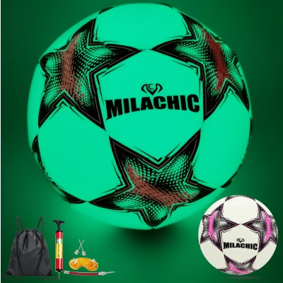 MILACHIC Soccer Ball - Perfect for Indoor and Outdoor Training,Get Your Game On with Nike, Adidas, and Puma Soccer Balls,Soccer Ball Gifts for Every Occasion - Birthdays, Holidays, and More!