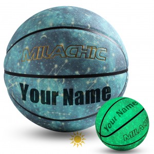 Custom Glow in the Dark Basketball by MILACHIC®
