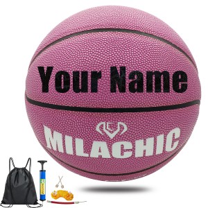 Get Your Customized Milachic® Composite Leather Basketball - Hygroscopic & Wear-Resistant Size 6