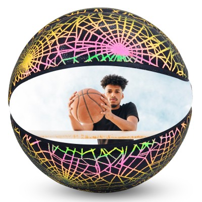Milachic® Customized Basketball Explore Personalized Holographic and Reflective Options, Customized with Your Basketball Team Logo Design. Choose from Glowing Basketballs, AAU Team Logos, and NBA Legends like the OKC Basketball Logo 